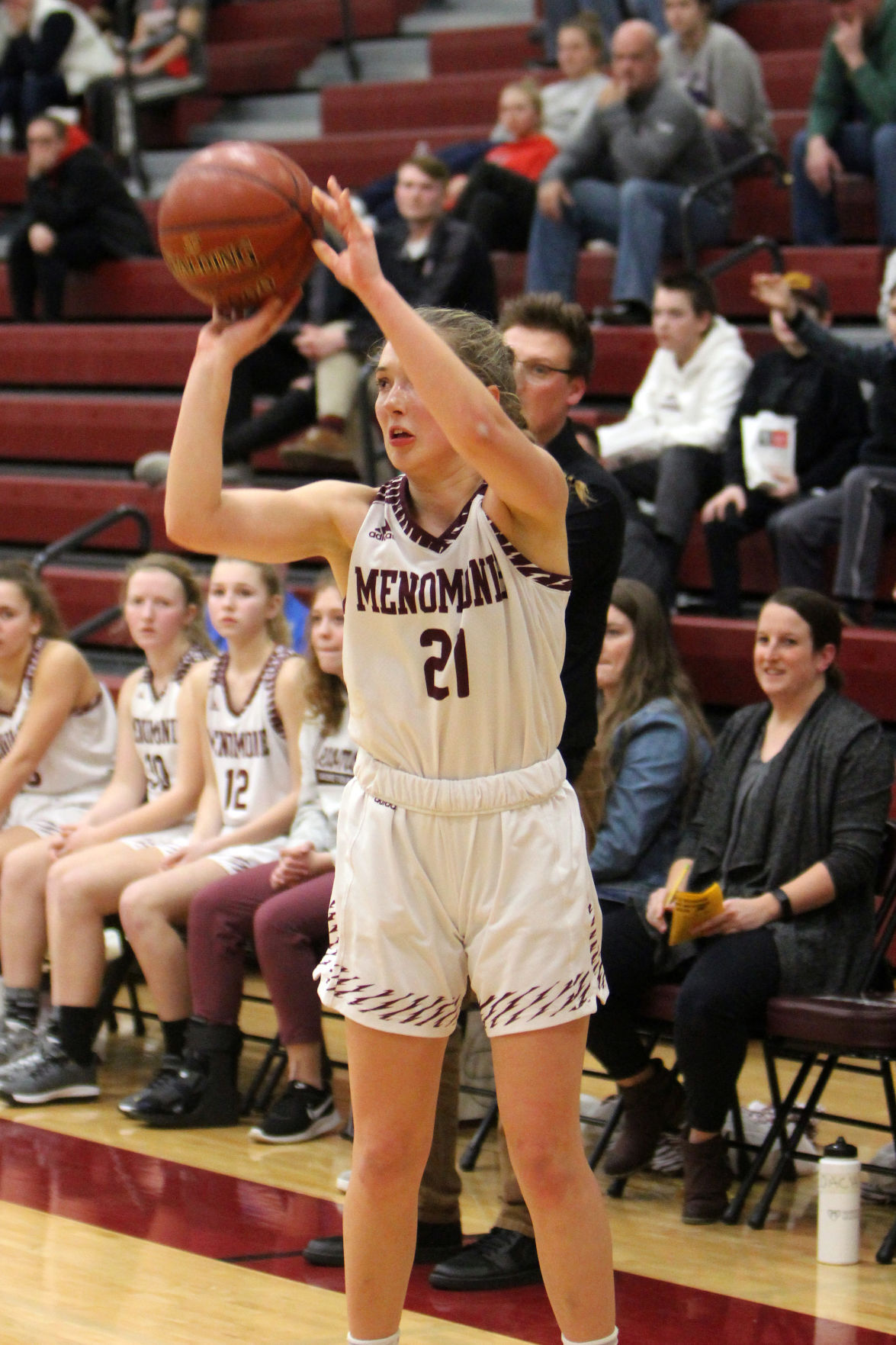 Sparta at Menomonie girls basketball 2-25-20